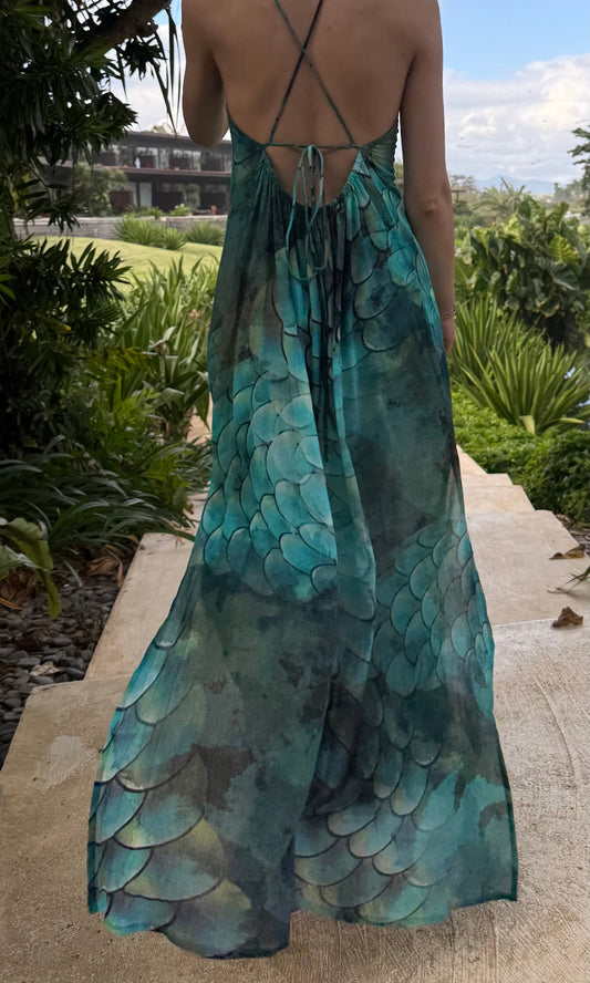 Halter Maxi Dress - Mermaid