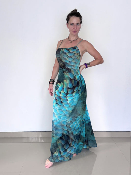 Halter Maxi Dress - Mermaid